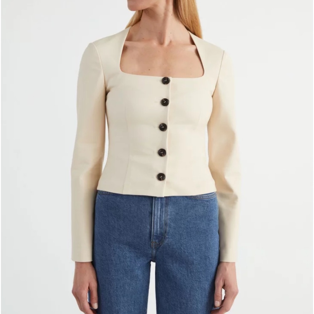 & Other Stories square neck top